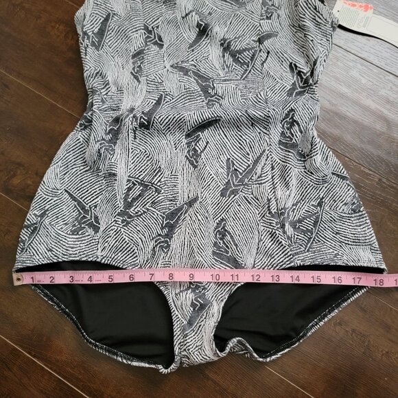 Free People Seea Tofino Surf One Piece Swimsuit Womens XL Retro Beach Vaction - Picture 7 of 8